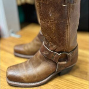 Frye harness boots, tall. Great condition! Love but time to pass on.